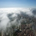 Niebla en Barcelona, abril 2011